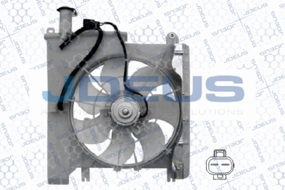 Вентилятор, охлаждение двигателя JDEUS EV0070160 для PEUGEOT 108