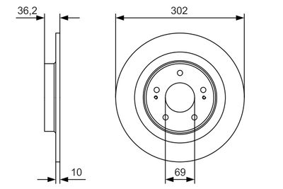 DISC FRANA BOSCH 0986479B04 4