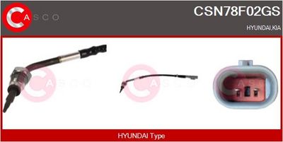 SENZOR TEMPERATURA GAZE EVACUARE CASCO CSN78F02GS