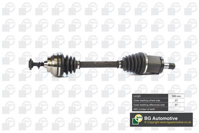 BGA Drive Shaft DS0903L