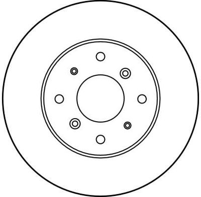BREMSSCHEIBE TRW DF1811 1
