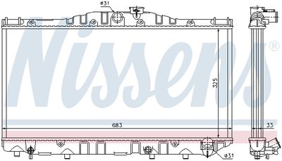 RADIATOR RACIRE MOTOR NISSENS 64725 4