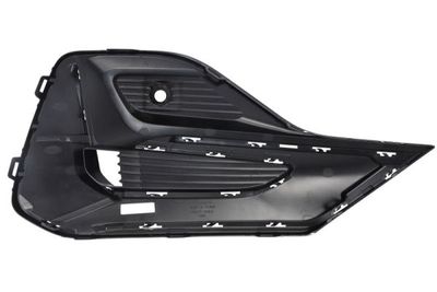 Voorbumper afdekking Voor Links ((EN) Radar holder, met parkeersensor gaten, zwart glanzend, ST- Line) past: FORD FOCUS IV 10.21-