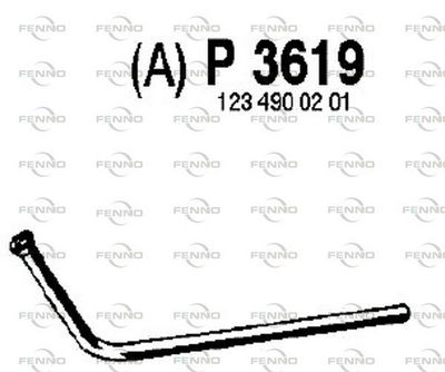 Rura wydechowa FENNO P3619