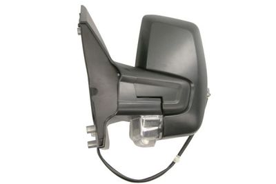 Zijspiegel Links (elektrisch, in reliëf, met verwarming, elektrisch opklapbaar, met indicator) past: FORD TRANSIT / TOURNEO CUSTOM 09.12-07.17