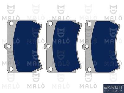 Комплект тормозных колодок, дисковый тормоз AKRON-MALÒ 1050971 для MAZDA DEMIO
