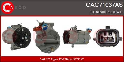 COMPRESOR CLIMATIZARE CASCO CAC71037AS