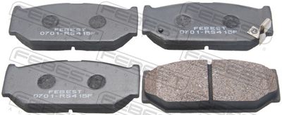 Комплект тормозных колодок, дисковый тормоз FEBEST 0701-RS415F для SUZUKI SWIFT