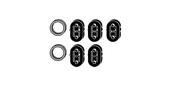 MONTAGESATZ ABGASANLAGE