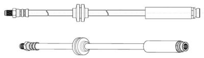 CEF 512778 Тормозной шланг для FORD FOCUS II седан (DB_, FCH, DH)