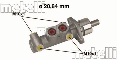 METELLI 05-0289 Ремкомплект тормозного цилиндра  для FIAT PUNTO (Фиат Пунто)