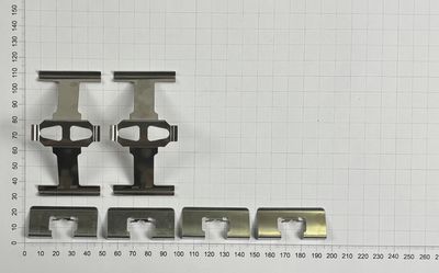 Accessory Kit, disc brake pad JURATEK U1874400