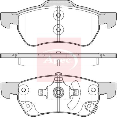 APEC Brake Pad Set, disc brake PAD2368