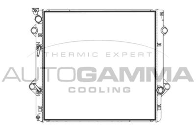 AUTOGAMMA 107960 Радиатор охлаждения двигателя  для LEXUS GX (Лексус Гx)