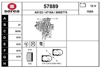 GENERATOR EAI 57889