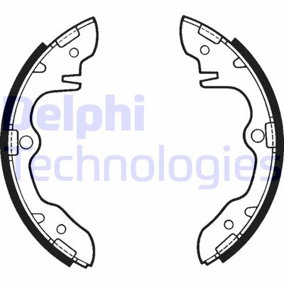 Комплект тормозных колодок DELPHI LS1304 для ASIA MOTORS ROCSTA