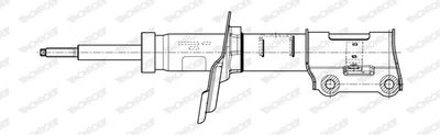 Schokdemper Voor Rechts past: HYUNDAI I10 II 1.0/1.0LPG/1.2 08.13-