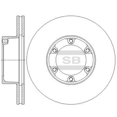 спирачен диск Hi-Q SD4411