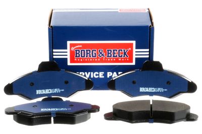 комплект спирачно феродо, дискови спирачки BORG & BECK BBP1116