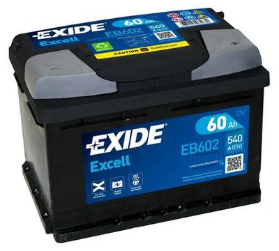 EB602 EXIDE Стартерная аккумуляторная батарея