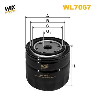 Масляный фильтр WIX FILTERS WL7067 для LADA NOVA