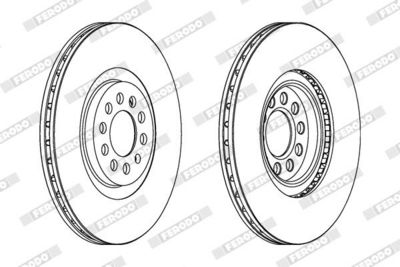 DISC FRANA FERODO DDF1118C 1
