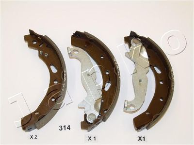 JAPKO 55314 Ремкомплект барабанных колодок  для MAZDA 2 (DE_, DH_) 1.4 MZR-CD
