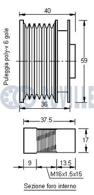 SISTEM ROATA LIBERA GENERATOR RUVILLE 542159 1