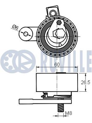 ROLA INTINZATOR CUREA DISTRIBUTIE RUVILLE 541795 1