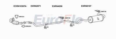 Układ wydechowy EUROFLO RNMEG19D2022A00