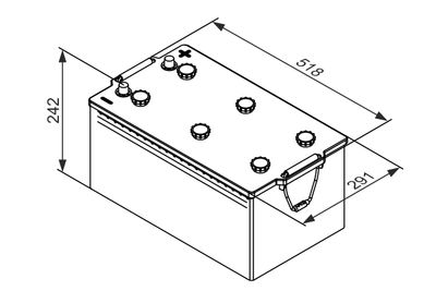 Akumulator za zagon BOSCH 0 092 T30 810