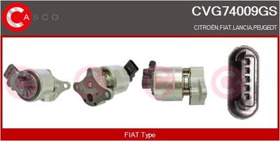 AGR-Ventil CASCO CVG74009GS