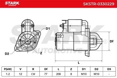 стартер STARK SKSTR-0330229