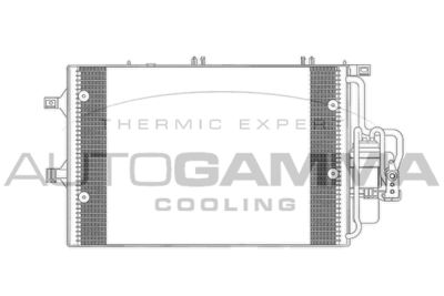 AUTOGAMMA 102738 Радиатор кондиционера для OPEL CORSA C (X01) 1.7 DI (F08, F68) AUTOGAMMA 102738 Радиатор кондиционера для OPEL CORSA C (X01) 1.7 DI (F08, F68)
