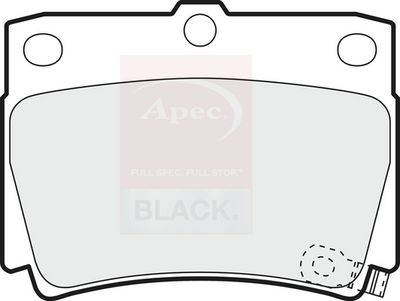 APEC Brake Pad Set, disc brake PAD1172B
