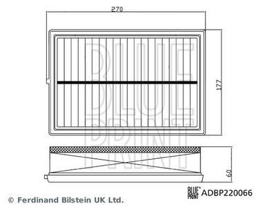 LUFTFILTER BLUE PRINT ADBP220066 2