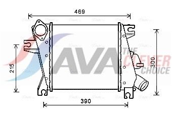 INTERCOOLER COMPRESOR AVA Clever Choice DN4411