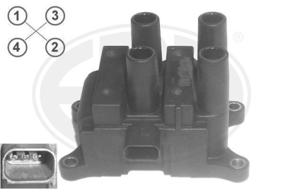 Катушка зажигания WILMINK GROUP WG1496604 для FORD C-MAX