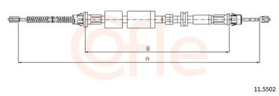 CABLU FRANA DE PARCARE COFLE 115502