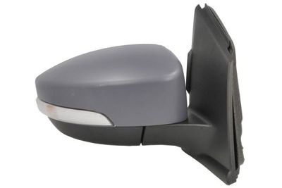 Zijspiegel Rechts (elektrisch, asferisch, met verwarming, assistent rijstrookverandering, under-coated, elektrisch opklapbaar, met indicator) past: FORD KUGA II 10.12-12.19