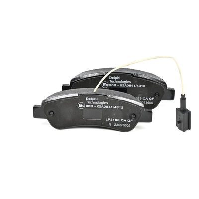 BREMSBELAGSATZ SCHEIBENBREMSE DELPHI LP3153 28