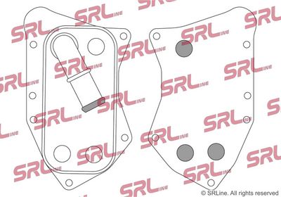 Oil cooler, engine oil