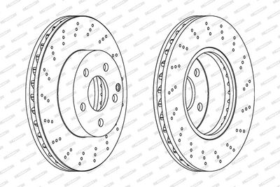 BREMSSCHEIBE FERODO DDF1693C
