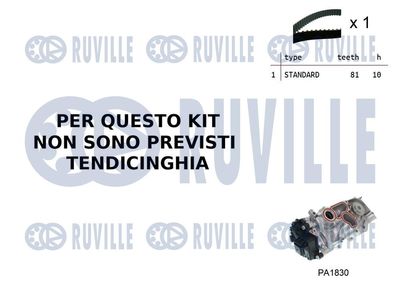 SET POMPA APA + CUREA DINTATA RUVILLE 55B0061