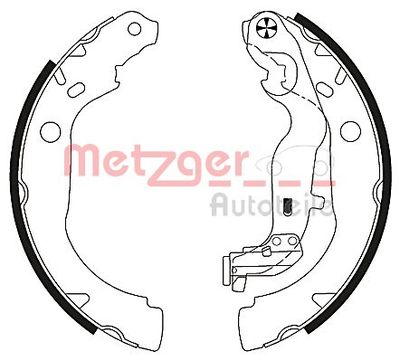 METZGER MG 131 Тормозные колодки барабанные  для DACIA DUSTER (Дача Дустер)