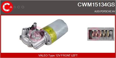Двигатель стеклоочистителя CASCO CWM15134GS для AUDI V8