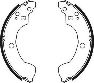 Remschoen past: NISSAN ALMERA II, PICK UP, PRIMERA, SENTRA V 1.5-2.5 12.80-12.06
