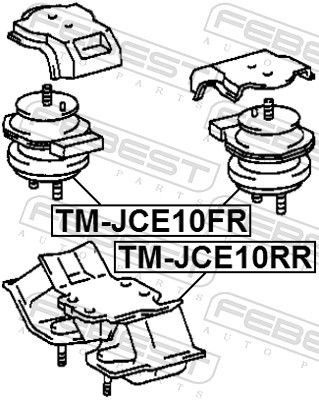 SUPORT MOTOR FEBEST TMJCE10FR 1