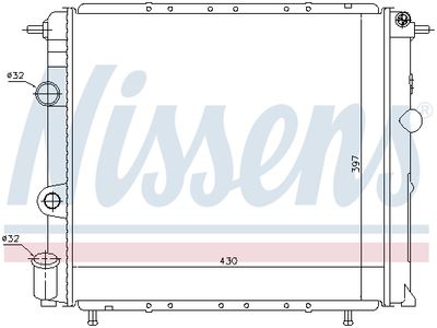 RADIATOR RACIRE MOTOR NISSENS 63887 4