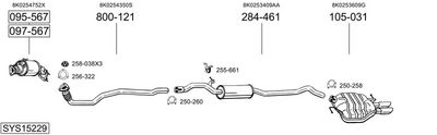 Изпускателна система BOSAL SYS15229